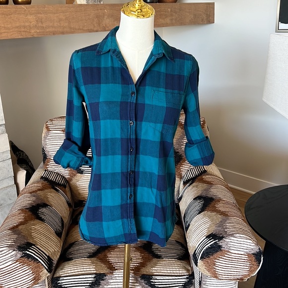 J. Crew Buffalo Check Button Down Shirt - Picture 6 of 8